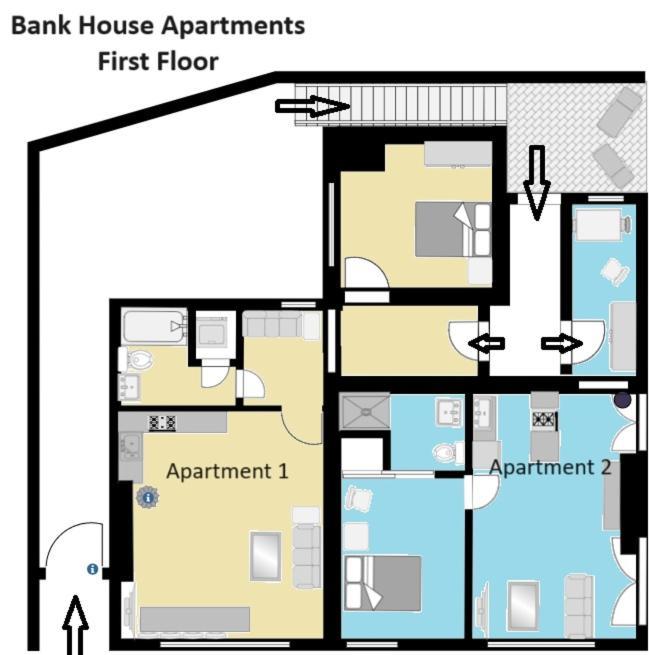 Bank House Apartments Stafford Town Centre Экстерьер фото